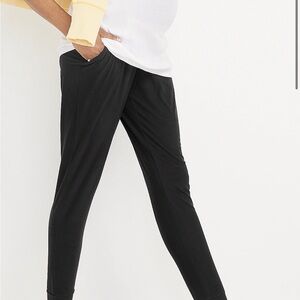 Black Maternity Jogger Pants